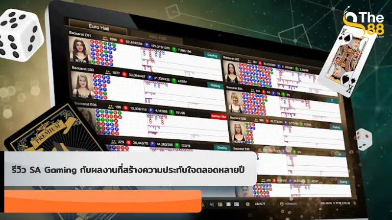 รีวิว SA Gaming กับผลงานที่สร้างความประทับใจตลอดหลายปี